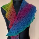 Cieniowany mini szalik Dragon