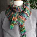 Szaliczek Sofia ręcznie robiony na drutach