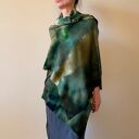 Szal z wełny merino w kolorach natury