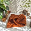 Mini szaliczek - Szalissant pomarańczowy