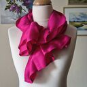 Magiczna magenta szalik, apaszka, zamotka