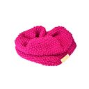 Miesisty wełniany szal - tuba na zimę ręcznie robiony