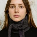 Mały ciepły skandynawski szalik Sophie apaszka alpaka i jedwab