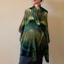 Szal z wełny merino w kolorach natury