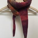 Ręcznie robiony duży ciepły miękki szalik komin Sophie vegan