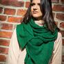 hermina szaliki: Zielony szal z alpaki prezent dla niej