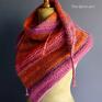 The Wool Art kolorowa ciepła szaliki chusta