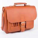 Ponadczasowa Teczka Vintage - Must have! (kolor koniak)