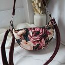 Torebka Półokrągła Luna w Piwonie