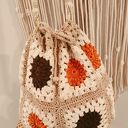 Torba szydełkowa Sznurkowelove - boho z ozdobnych kwadratów