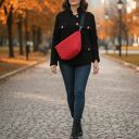 Torebka damska pikowana Hobo velvet T01 - H001