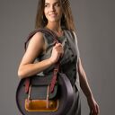 Torebka skórzana wykonana ręcznie rękodzieło unikat