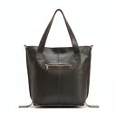 Ekskluzywna torebka z naturalnej skóry - LS01 ciemnobrązowa