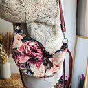 Torebka Półokrągła Luna w Piwonie