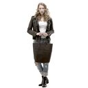 Skórzana Torebka Damska Shopper Plain