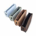 Filcowy organizer do torebki z zaokrąglonym dnem - Brązowy