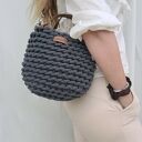 Torebka na lato ze sznurka bawełnianego " Boho Wave Bag "