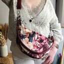 Torebka Półokrągła Luna w Piwonie