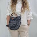 Torebka na lato ze sznurka bawełnianego " Boho Wave Bag "