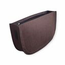 Filcowy organizer do torebki z zaokrąglonym dnem - Brązowy