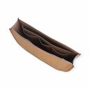 Filcowy organizer do torebki z zaokrąglonym dnem - Ciepły Karmel