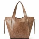 Torebka shopper bag - LS09 brązowa