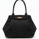 Torba trapezowa na ramię - LS07 czarna