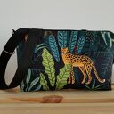 Torebka MINI wodoodporna DZIKA PANTERA & Brelok Frędzel Washpapa - NA ZAMÓWIENIE