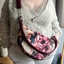 Torebka Półokrągła Luna w Piwonie