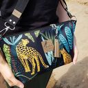 Torebka MINI wodoodporna DZIKA PANTERA & Brelok Frędzel Washpapa