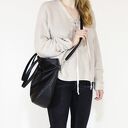 Pacco bag - torba na ramię z długim regulowanym, odpinanym paskiem, przez ramię