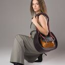 Torebka skórzana wykonana ręcznie rękodzieło unikat