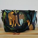 Torebka MINI wodoodporna DZIKA PANTERA & Brelok Frędzel Washpapa - NA ZAMÓWIENIE