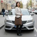 Duża torba miejska Classic XL - wodoodporna w kolorze ziemi