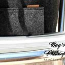 Shopper Bag w stylu folk z kitą