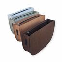 Filcowy organizer do torebki z zaokrąglonym dnem - Brązowy