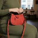 Mała torebka skórzana Mili rękodzieło