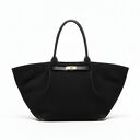 Torba trapezowa na ramię - LS07 czarna