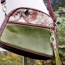 ZUCHWAŁA ZOŚKA torebka skórzana kuferek zieleń brąz bordo wzory