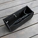 Organizer z filcu do torebki - czarny - niski