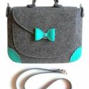 Kuferek mint bow&lace