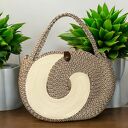 Damska beżowym kolorze. Torebka Boho