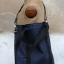 niebieskie granatowa pikowana torba w kształcie prostokąta na torebki okazja wegańska