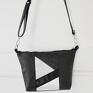 Camshella torebki: Patty Bag (black&silver) mini patchworkowa