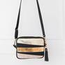 Nicole Box Bag (black&gold) torebka na ramię