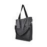 czarna ekoskóra torba city nosie M black na zamek torebki minimalistyczna