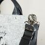 Bags Philosophy Filcowa szara czarna "Gallop! " Black torebka tote