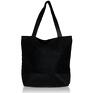 torebki z czarna zamszowa torba w kształcie prostokąta na wegańska z personalizacją