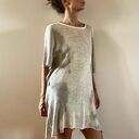 Tunika lniana krem&natura z 100% lnu - one size oversize (S-XL)