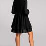 mini czarna tunika peri (krótka sukienka